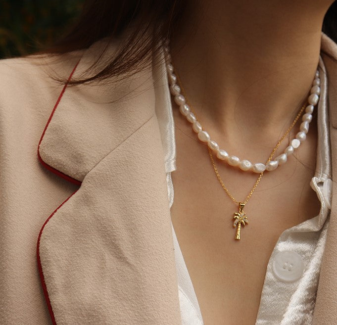 FAIR TALLY PALM NECKLACE