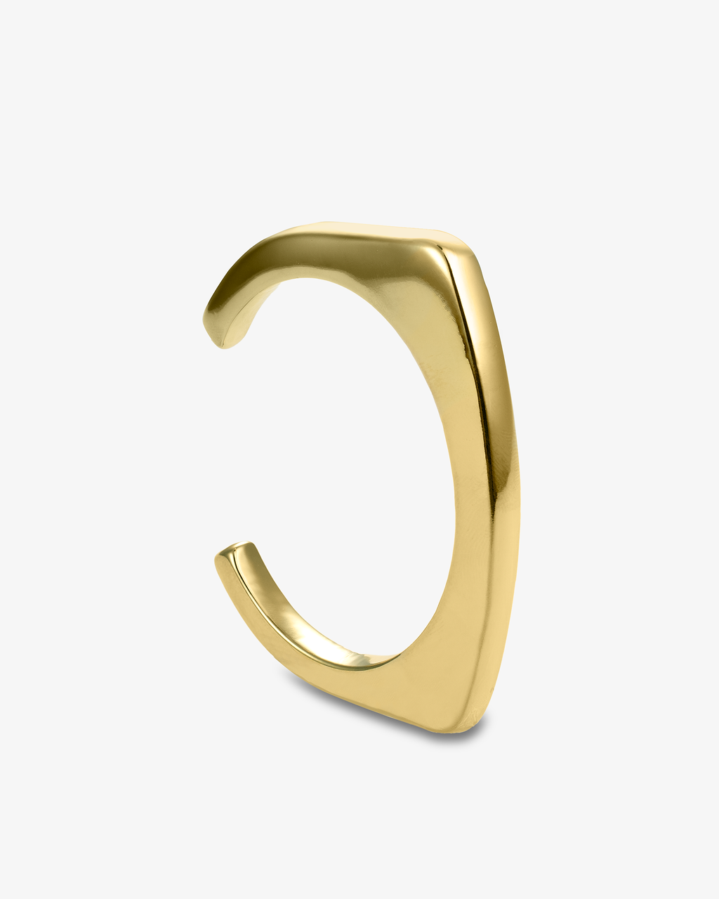 Sophia Geometric Gold Open Cuff Bracelet