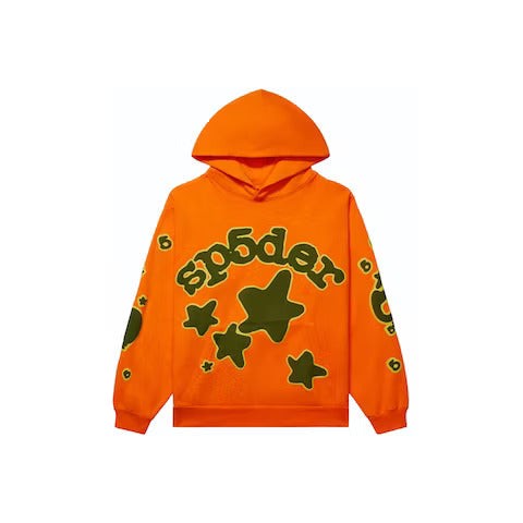 Sp5der Beluga Hoodie Orange