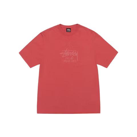 Stussy Laguna USA Pigment Dyed Tee Guava