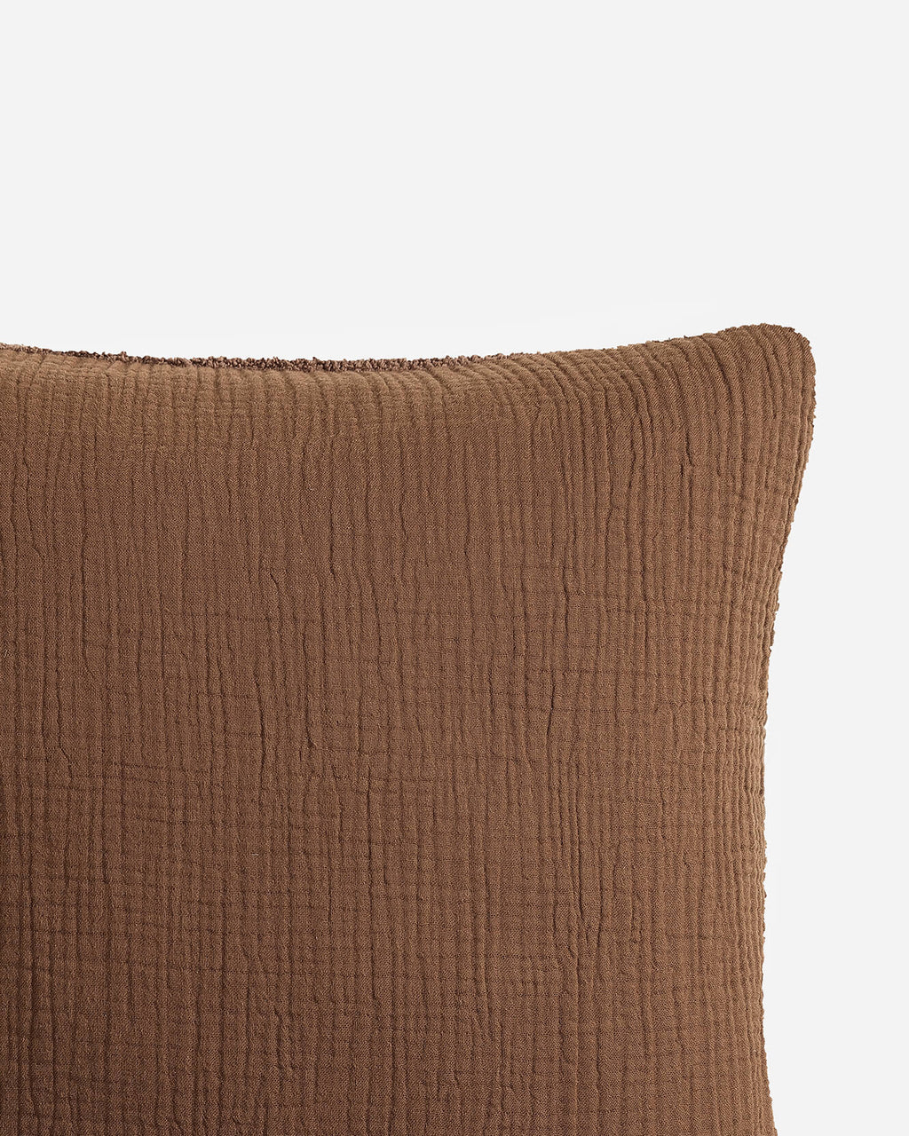 Snug Muslin Throw Pillow