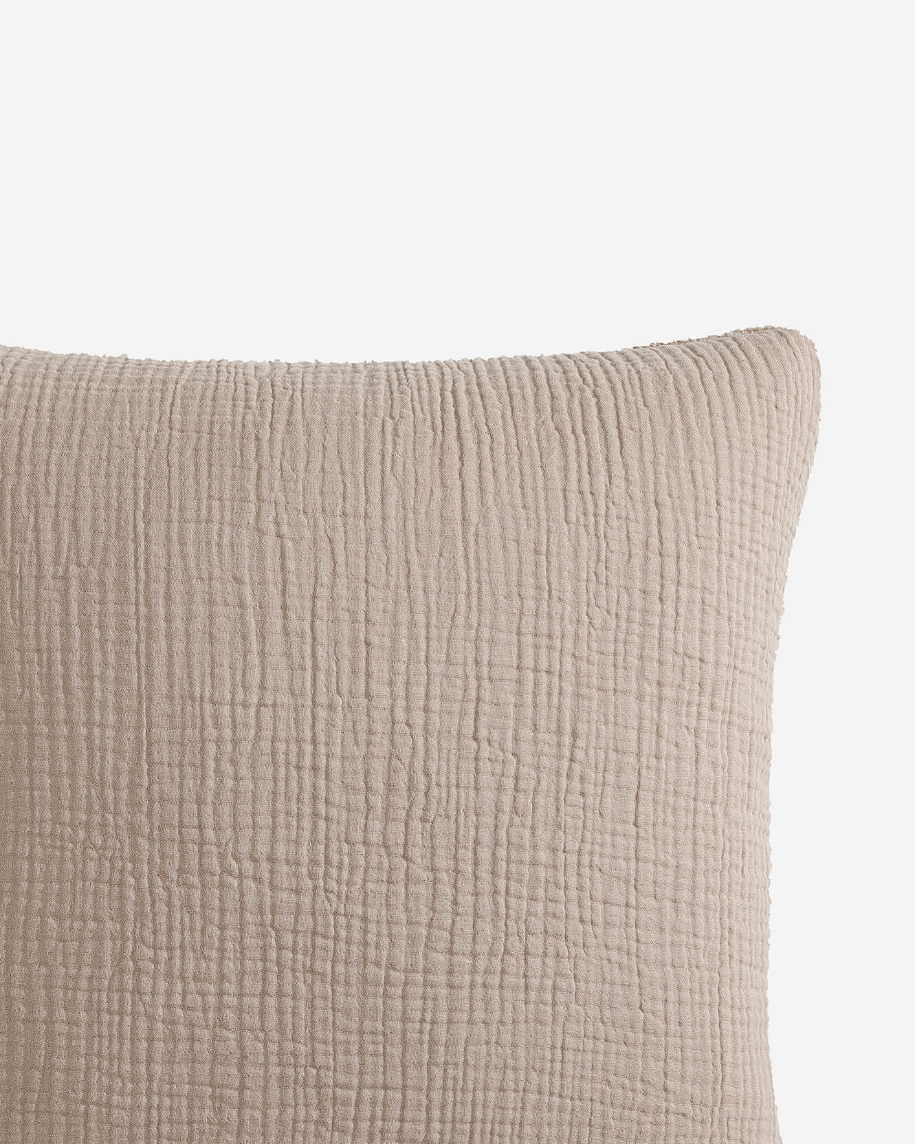 Snug Muslin Throw Pillow