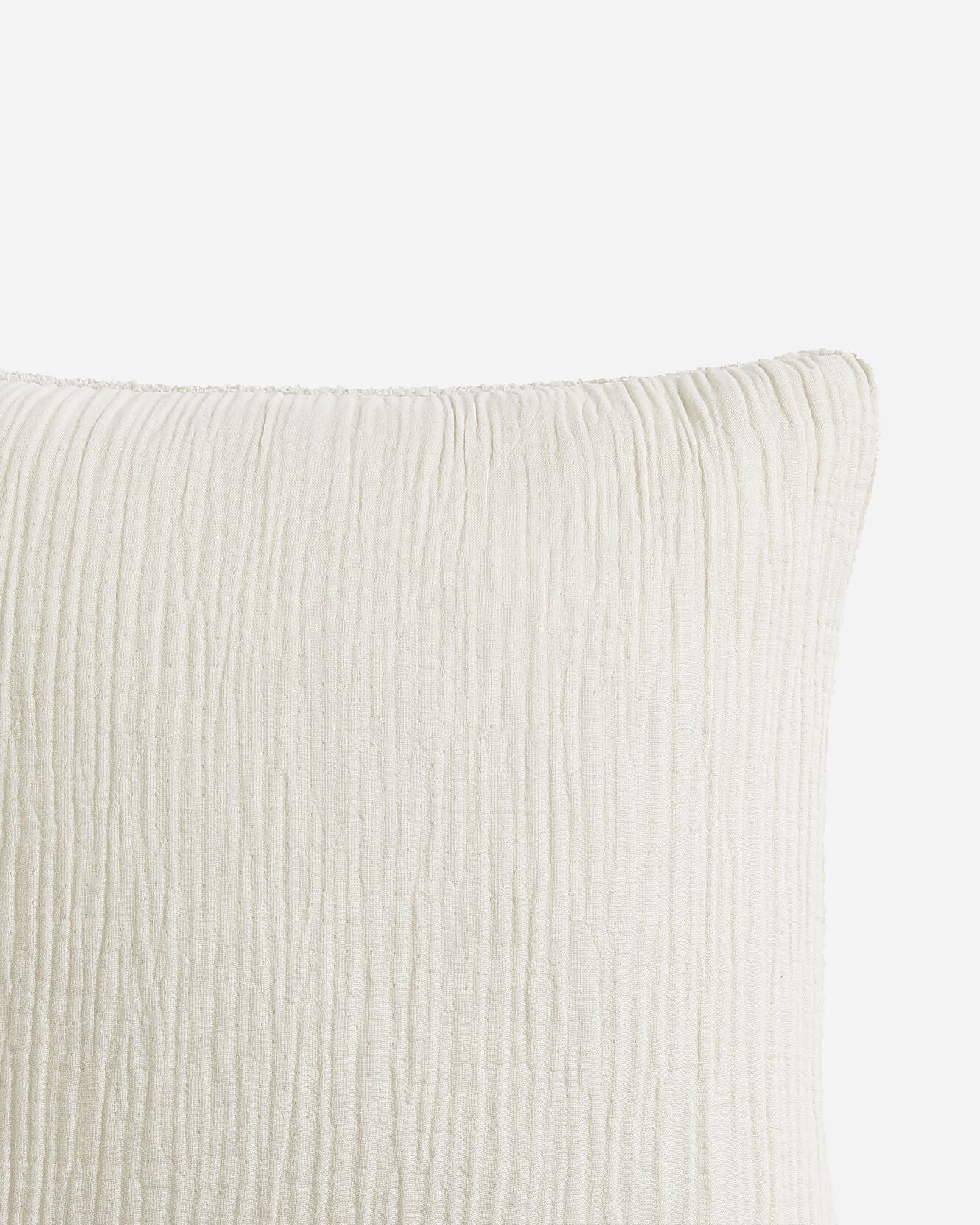 Snug Muslin Throw Pillow