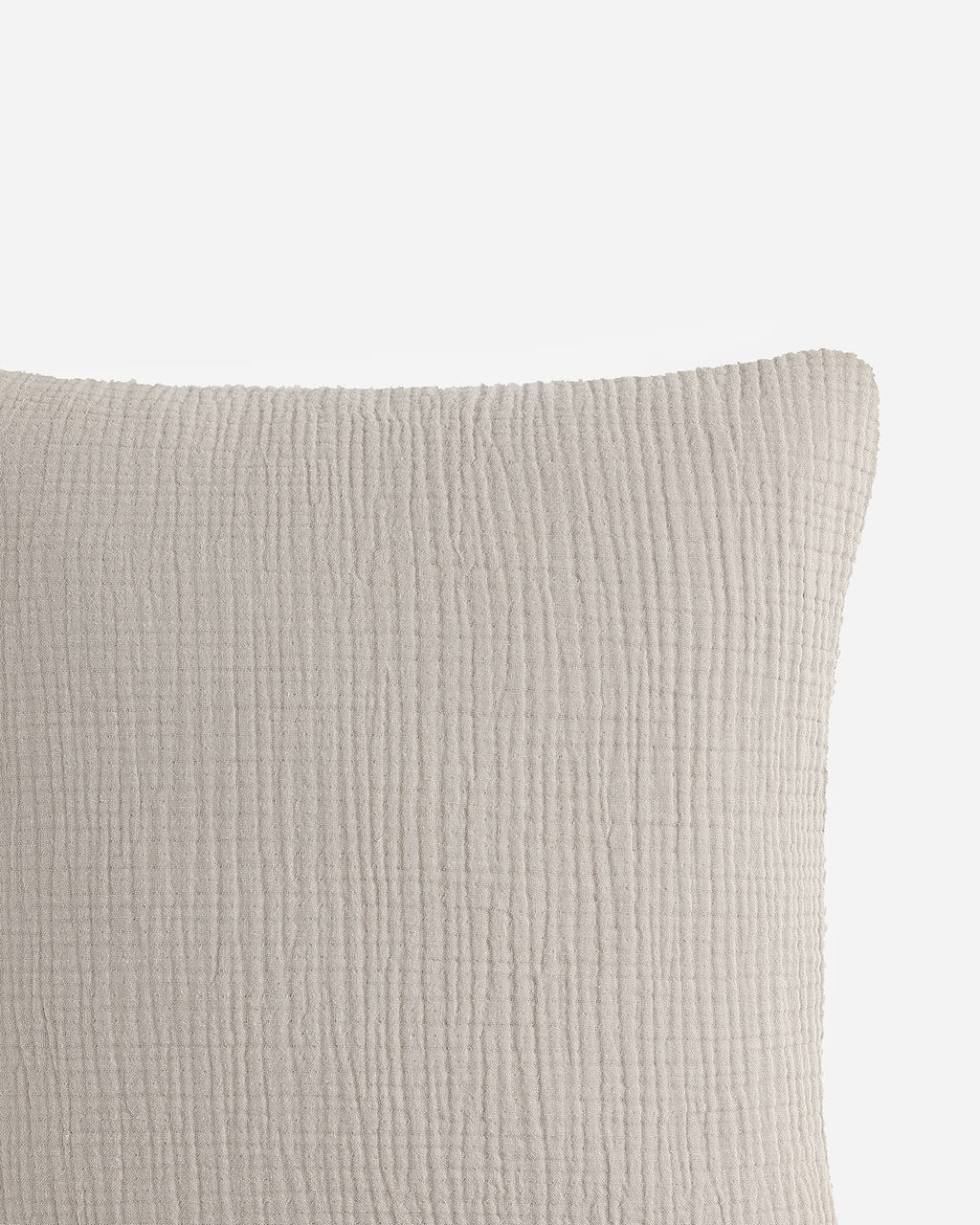 Snug Muslin Throw Pillow