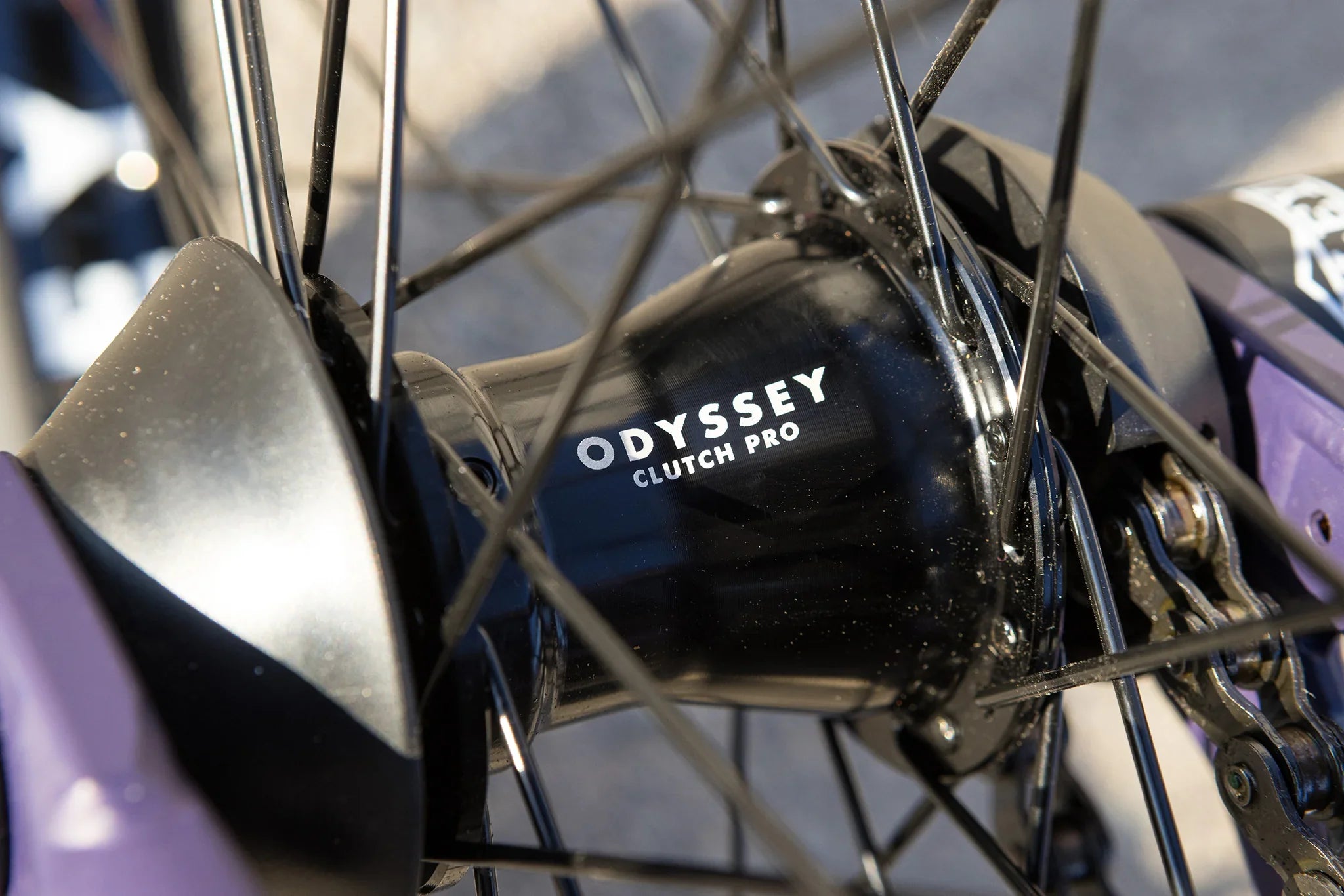 Sunday Darkwave Broc Raiford Authentic 21.25″ LHD Complete BMX - Matte Midnight Purple