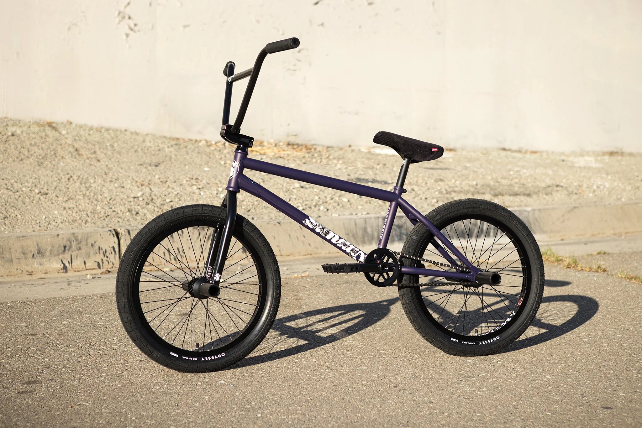 Sunday Darkwave Broc Raiford Authentic 21″ RHD Complete BMX - Matte Midnight Purple