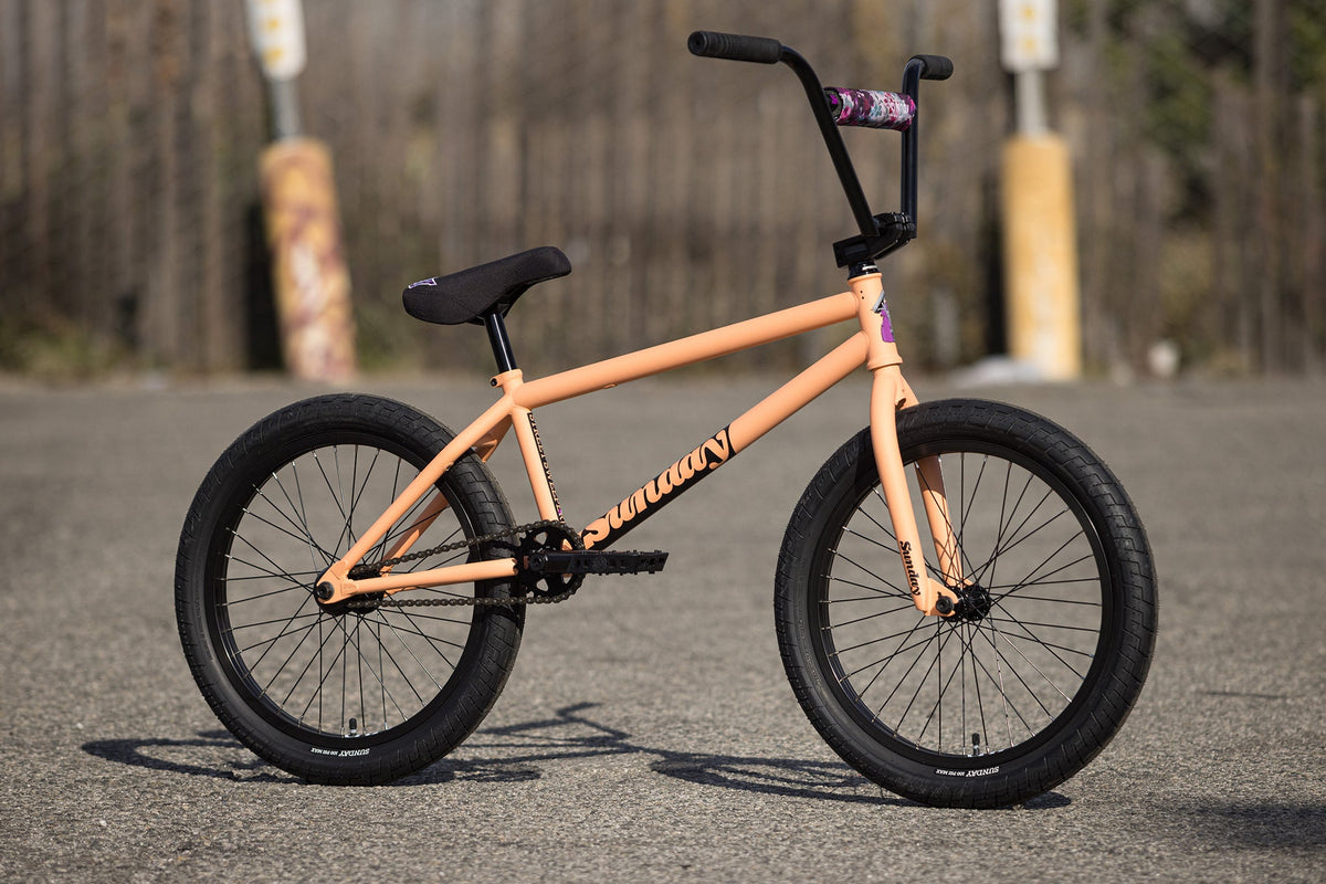 Sunday Street Sweeper (FC) Jake Seeley Signature 20.75″ Complete BMX Bike - Matte Peach (RHD)