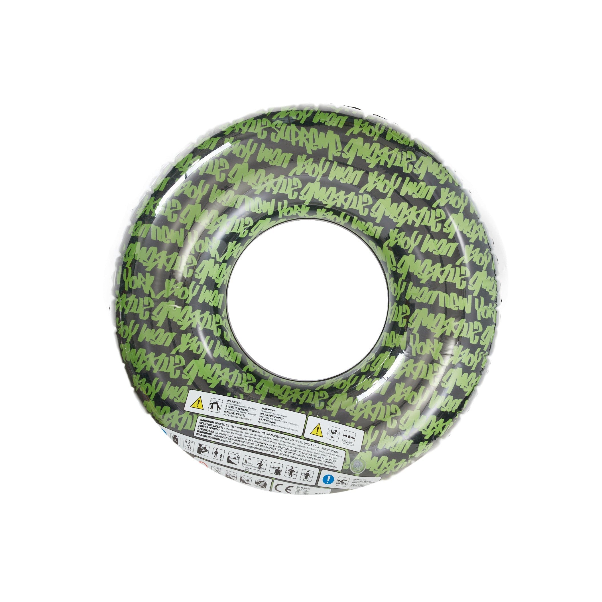 Supreme Fat Tip Pool Float Black