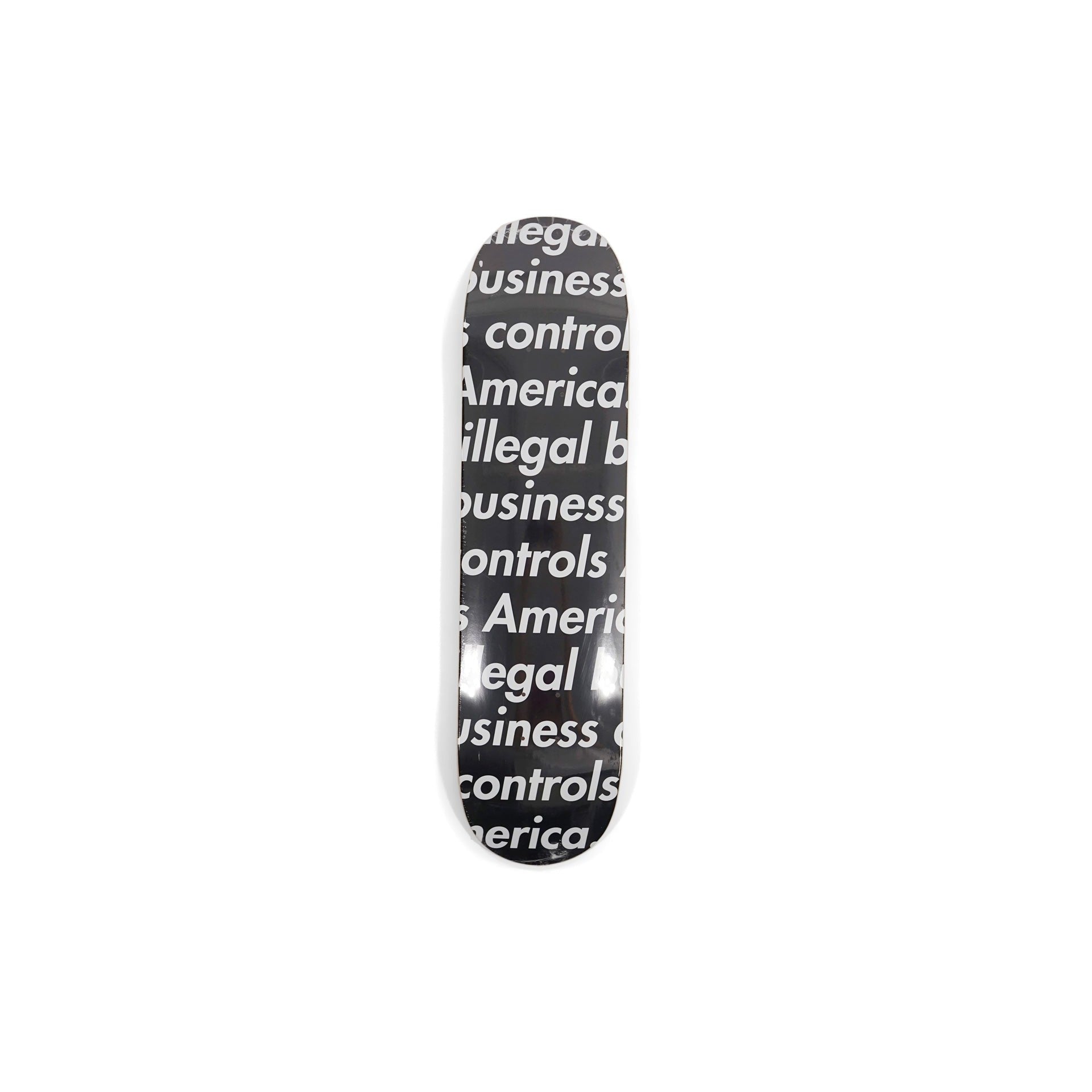 Supreme Illegal Business Skateboard Deck Black