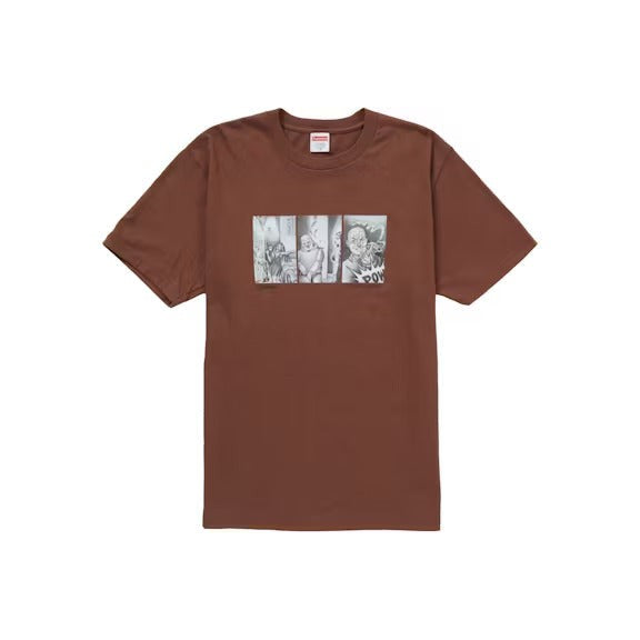 Supreme Mister Cartoon Pow Tee Brown