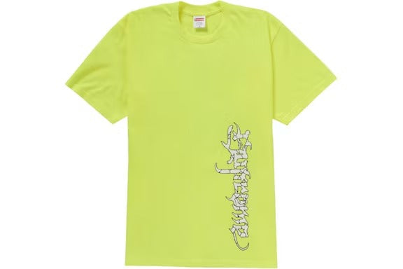 Supreme Satan Tee Fluorescent Yellow