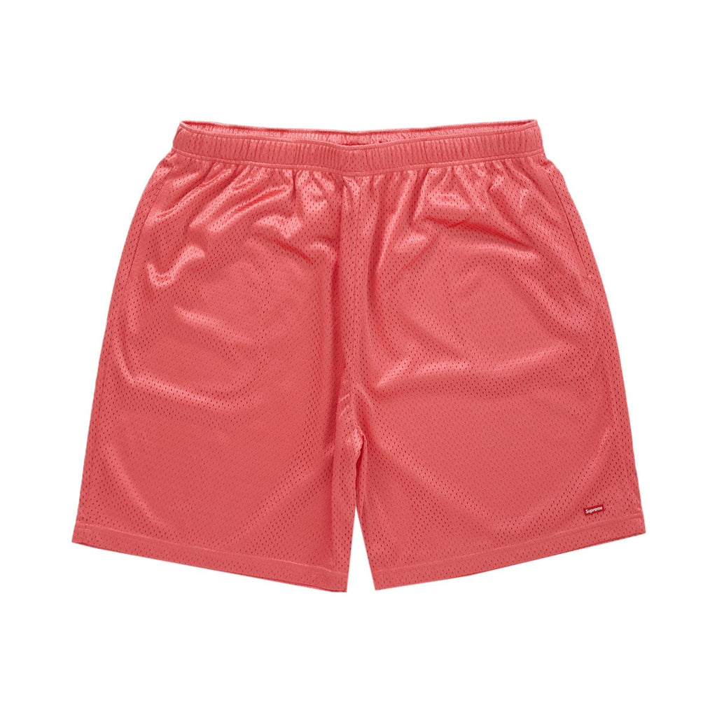 Supreme Small Box Baggy Mesh Short Coral