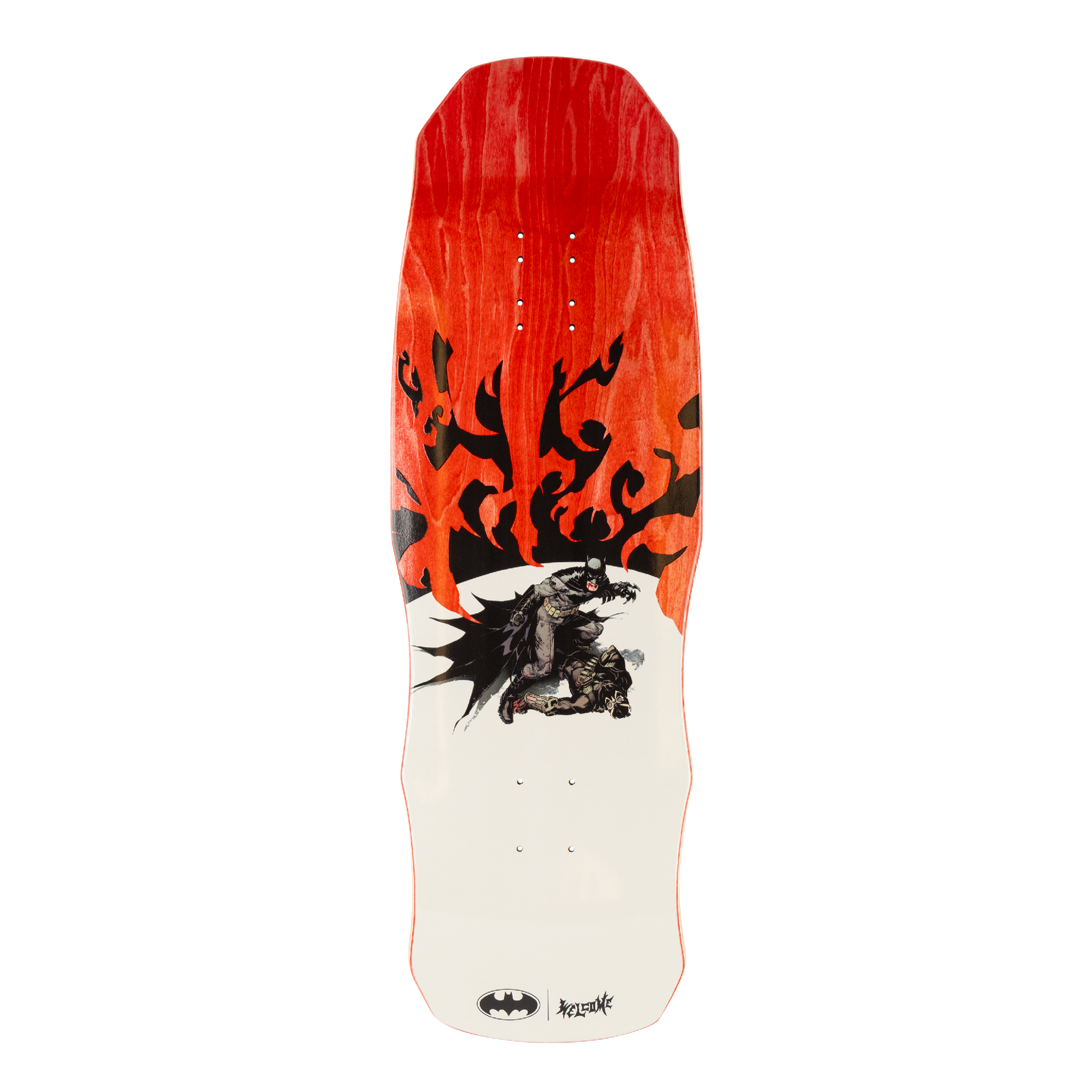 Welcome x Batman Talons on Dark Lord Deck - 9.75″ Red/Black Dip