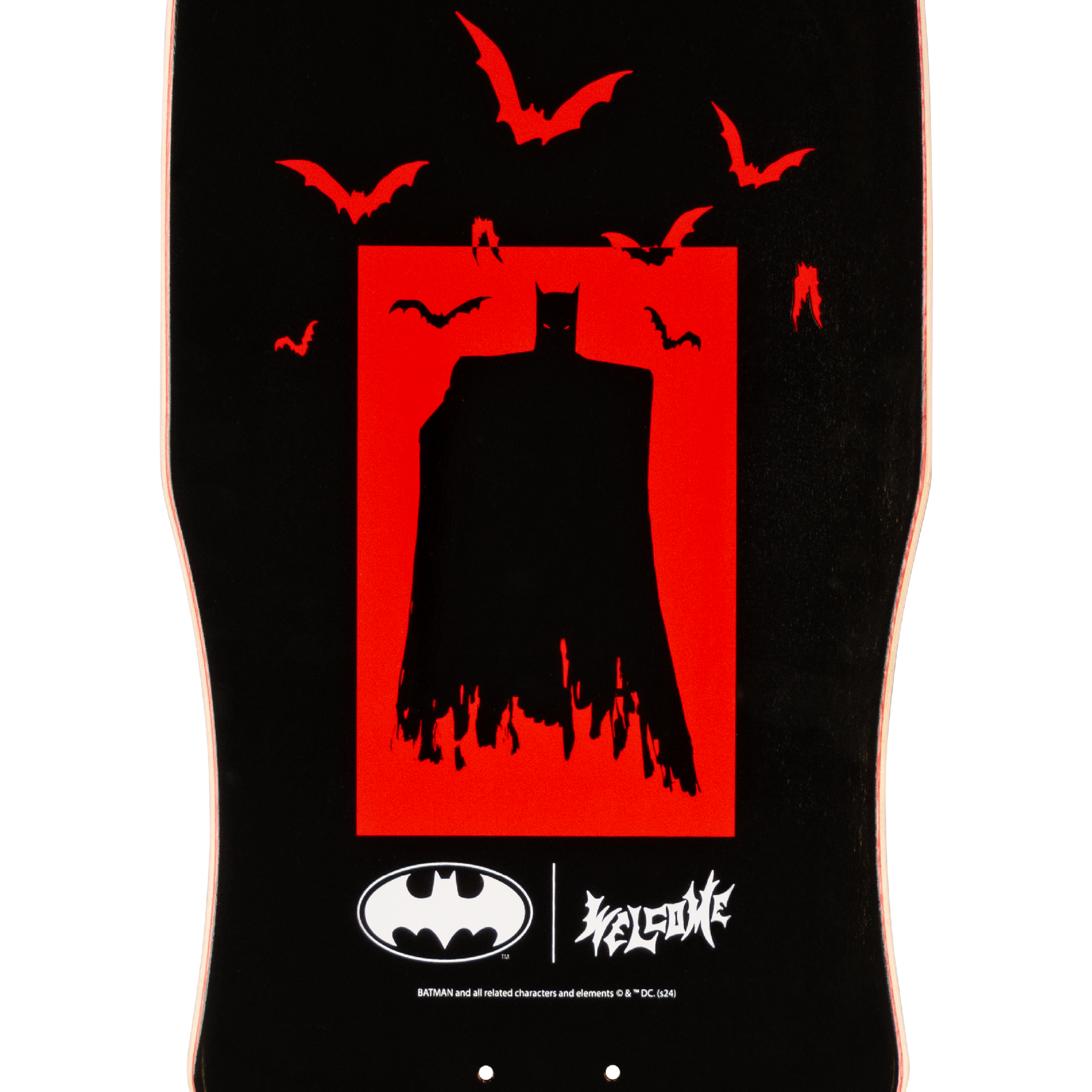 Welcome x Batman Talons on Dark Lord Deck - 9.75″ Red/Black Dip