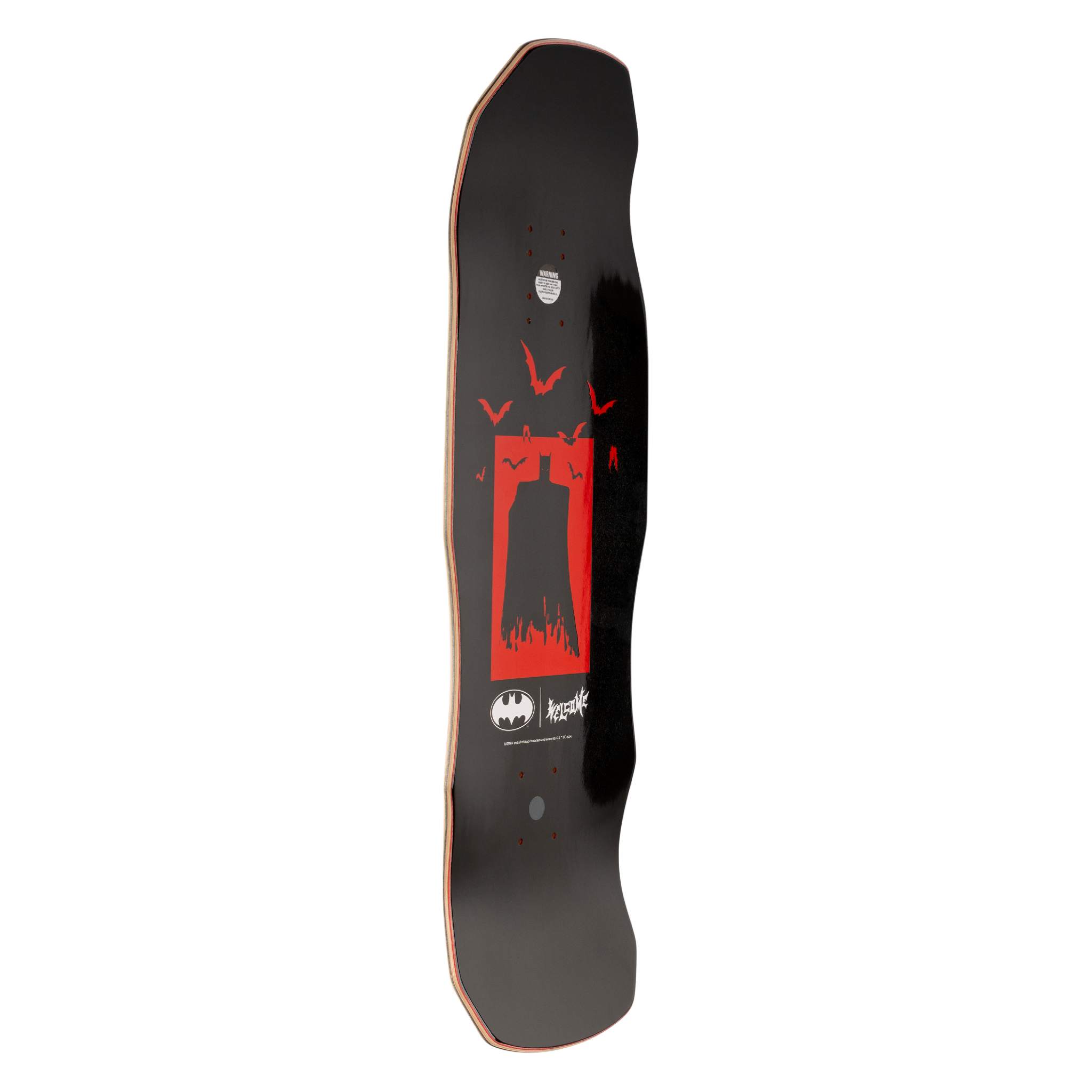 Welcome x Batman Talons on Dark Lord Deck - 9.75″ Red/Black Dip