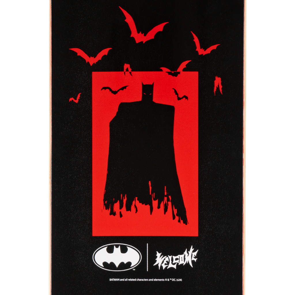 Welcome x Batman Talons on Popsicle Deck - 9.0″ Red/Black Dip