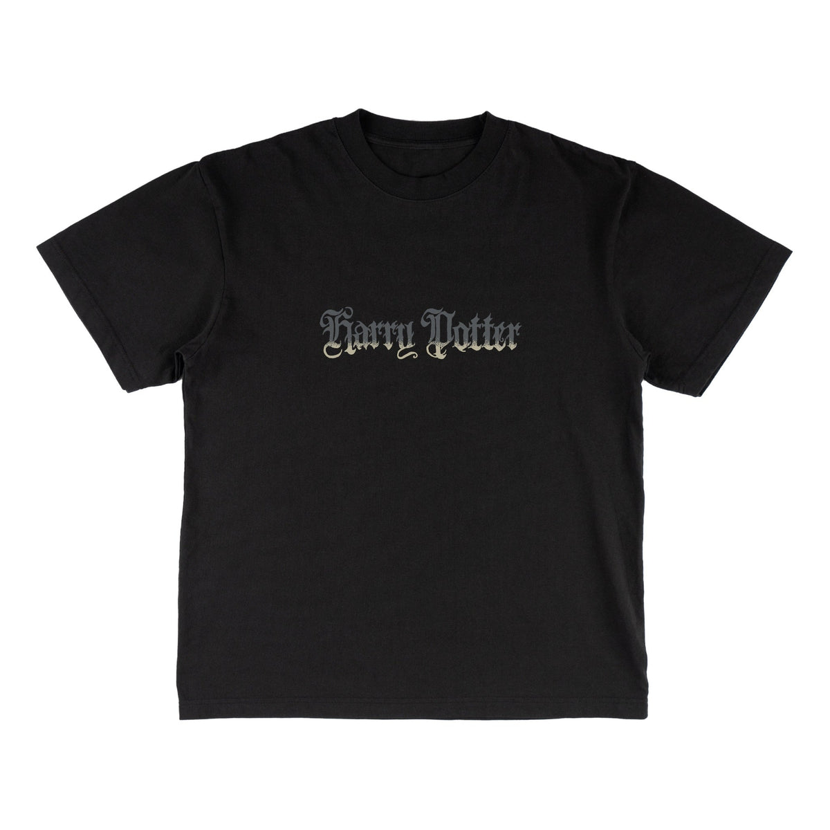 Welcome x Harry Potter Thestral Boxy Garment-Dyed Tee - Black