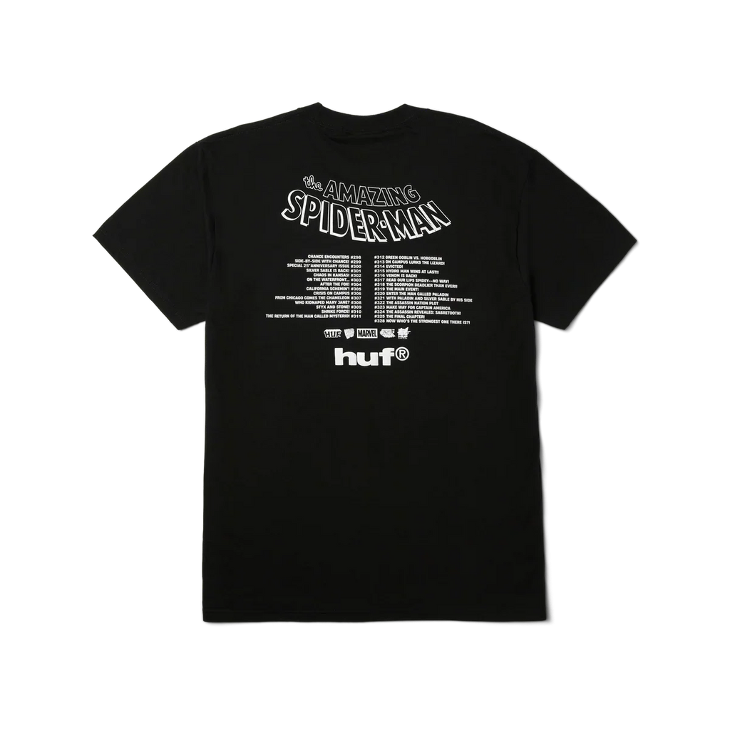 HUF x Marvel Spider-Man Three Hundred T-Shirt - Black
