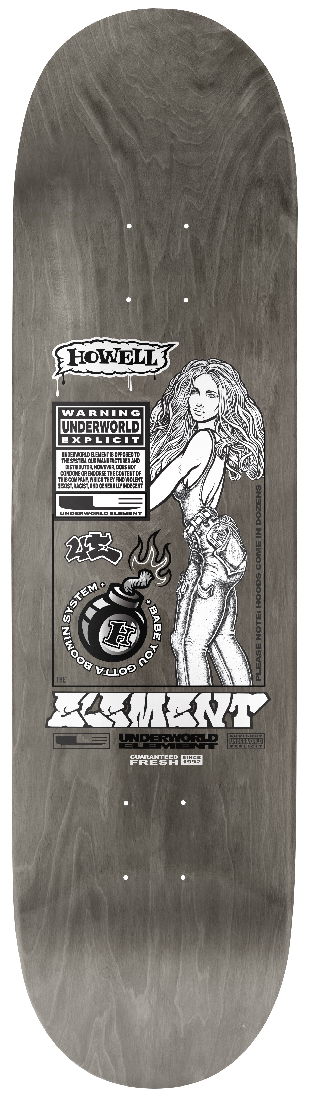 Underworld Element Andy Howell Boomin System EX7 Skateboard Deck