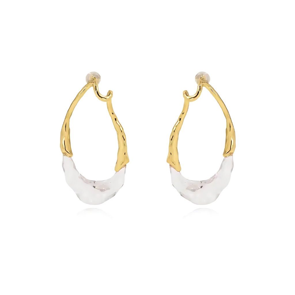Lyric Two-Tone Earring