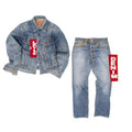 Denim Tears x Cactus Plant Flea Market x Levi's ComplexCon Denim Jeans and Jacket Blue (Full Set)