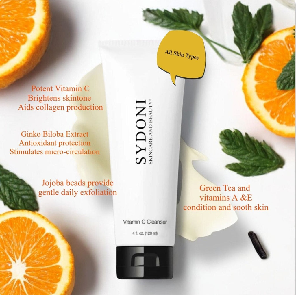 SYDONI VITAMIN C CLEANSER | Brightening & Hydrating Facial Cleanser 4 fl. oz.