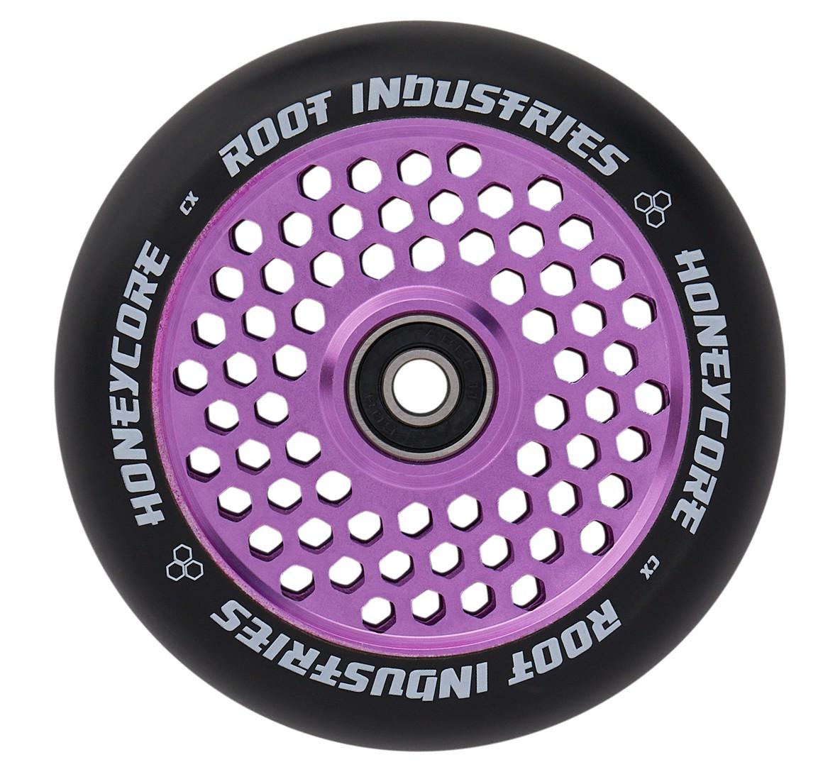 Root Industries HoneyCore Wheels 110mm - Black/Purple (Pair)