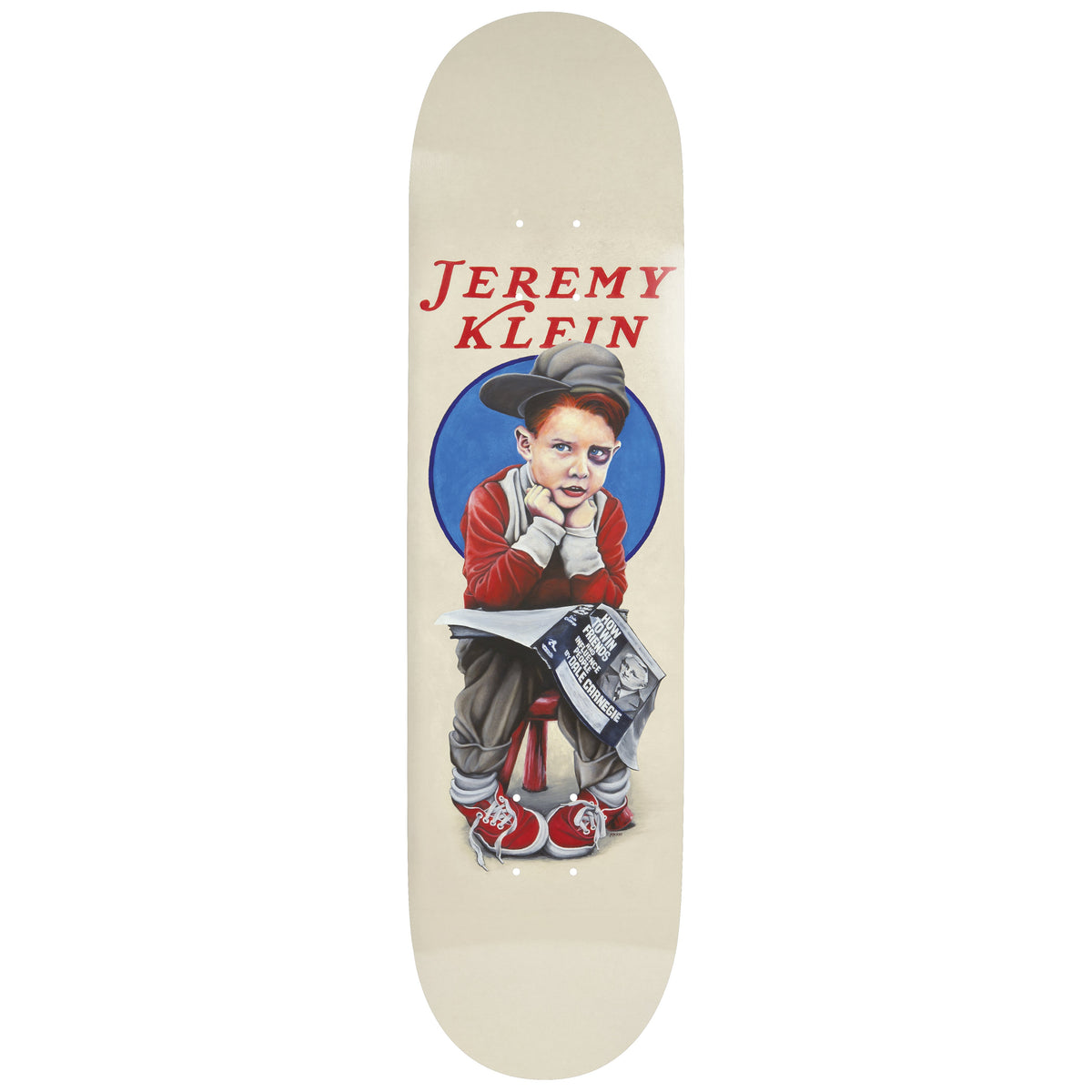 World Industries - Jeremy Klein Black Eye Kid EX7 Slick Natural 8.5" Skateboard Deck