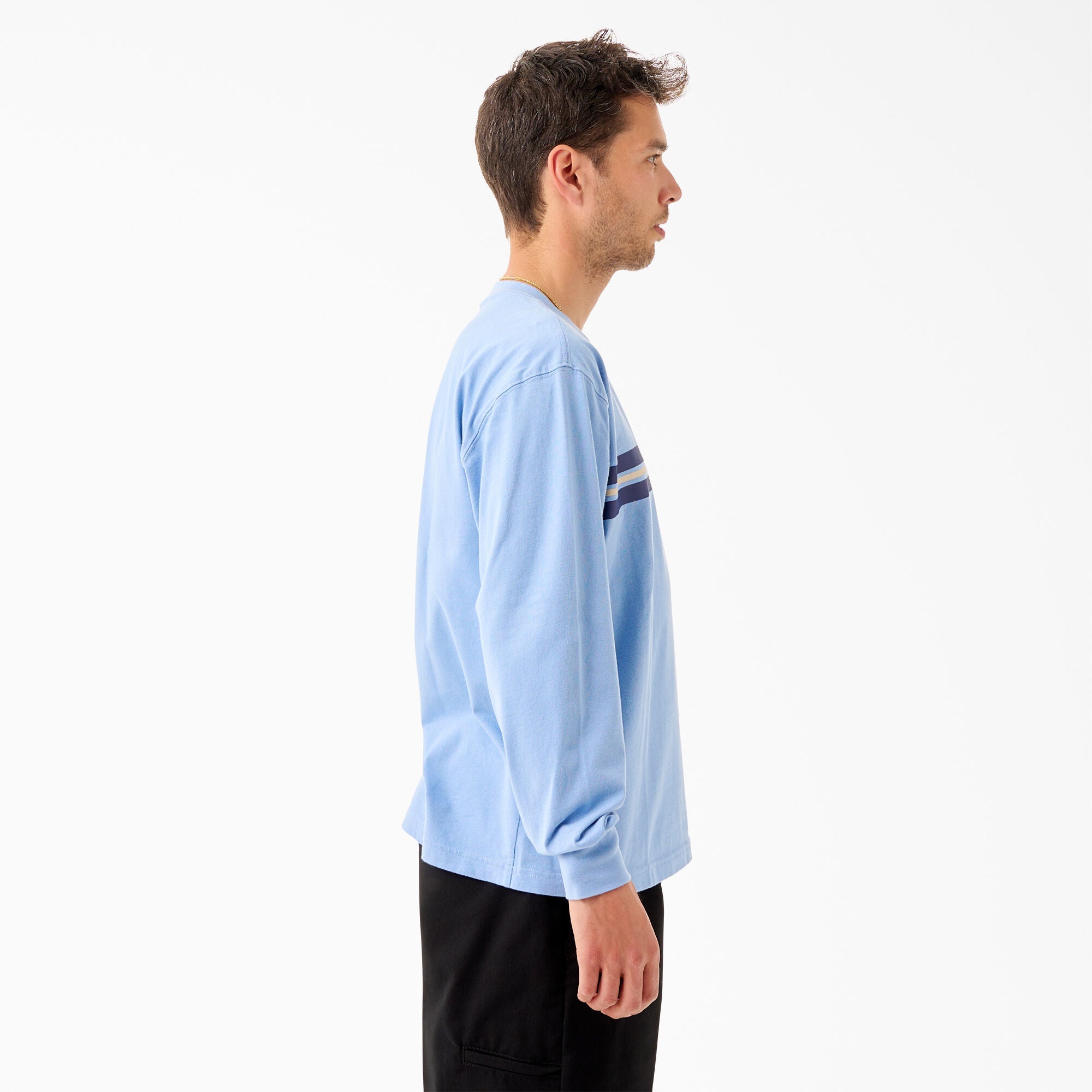 Dickies Tom Knox Long Sleeve T-Shirt - Blue