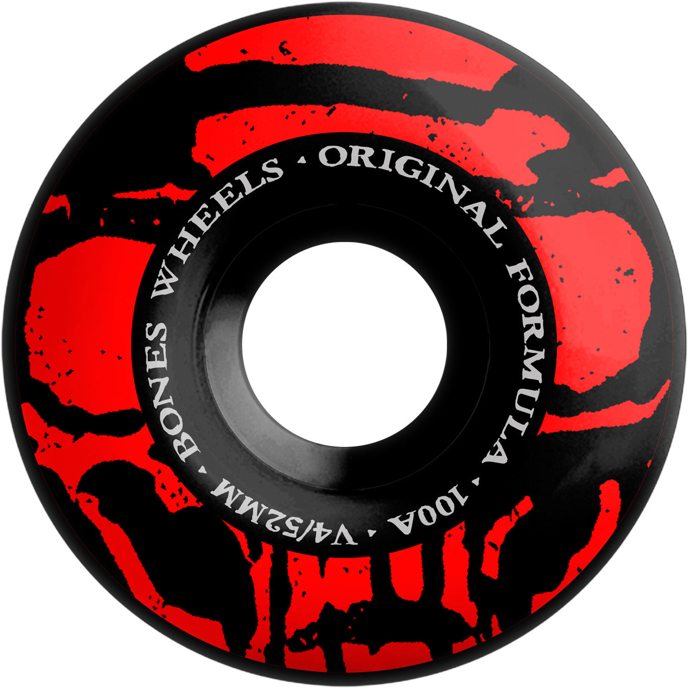 Bones OG Formula Mummy Skulls V4 Wide 52mm 100a Wheels - Black (Set of 4)