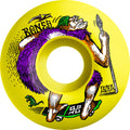 Bones OG Formula NEONderthal V4 Wide 52mm 100a Wheels - Yellow (Set of 4)