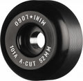 Mini Logo Wheels A-Cut "2" 52mm 101a - Black (Set of 4)