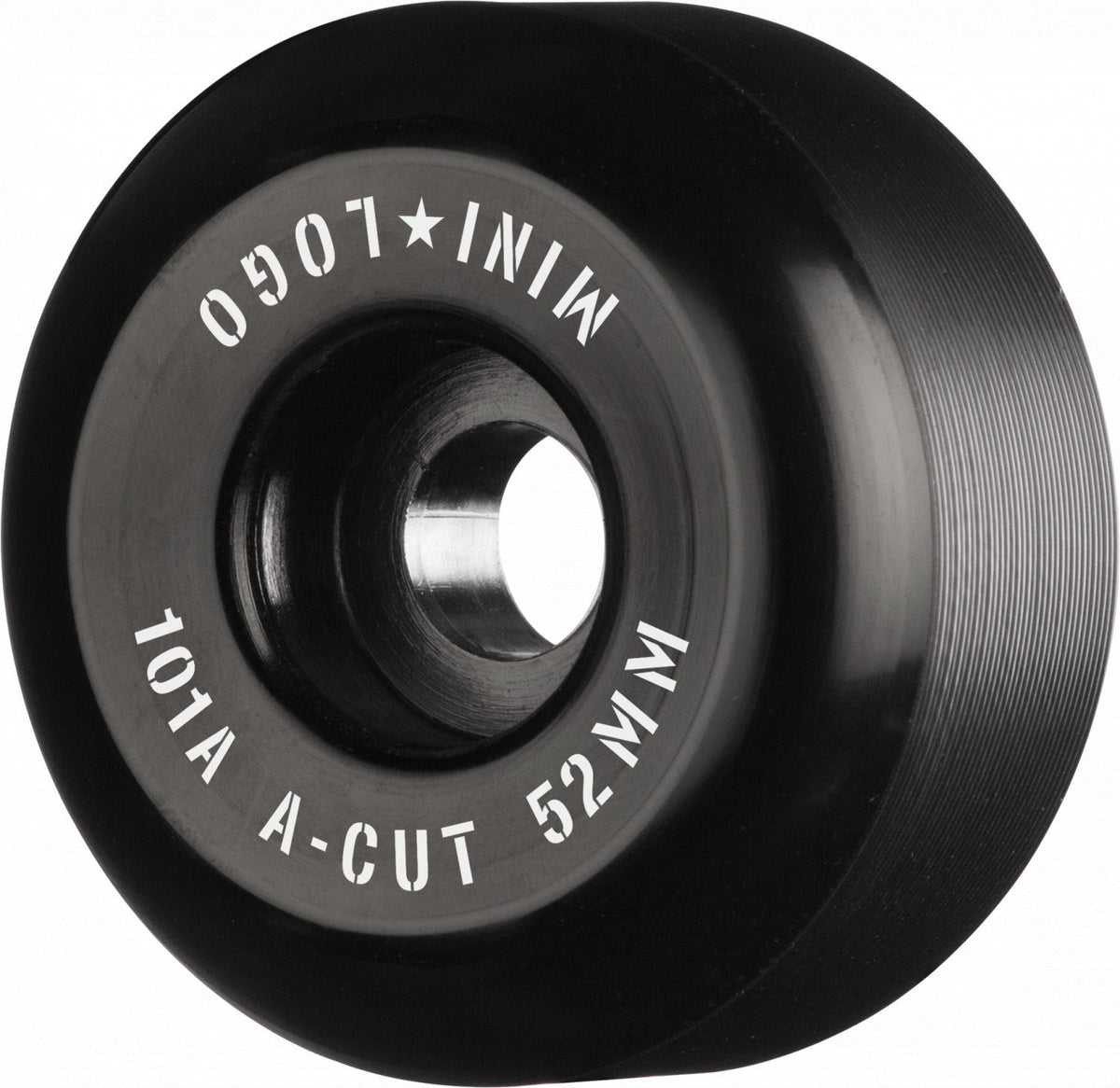 Mini Logo Wheels A-Cut "2" 52mm 101a - Black (Set of 4)