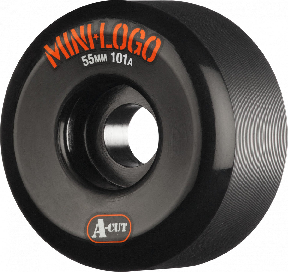 Mini Logo Wheels A-Cut 55mm 101a - Black (Set of 4)