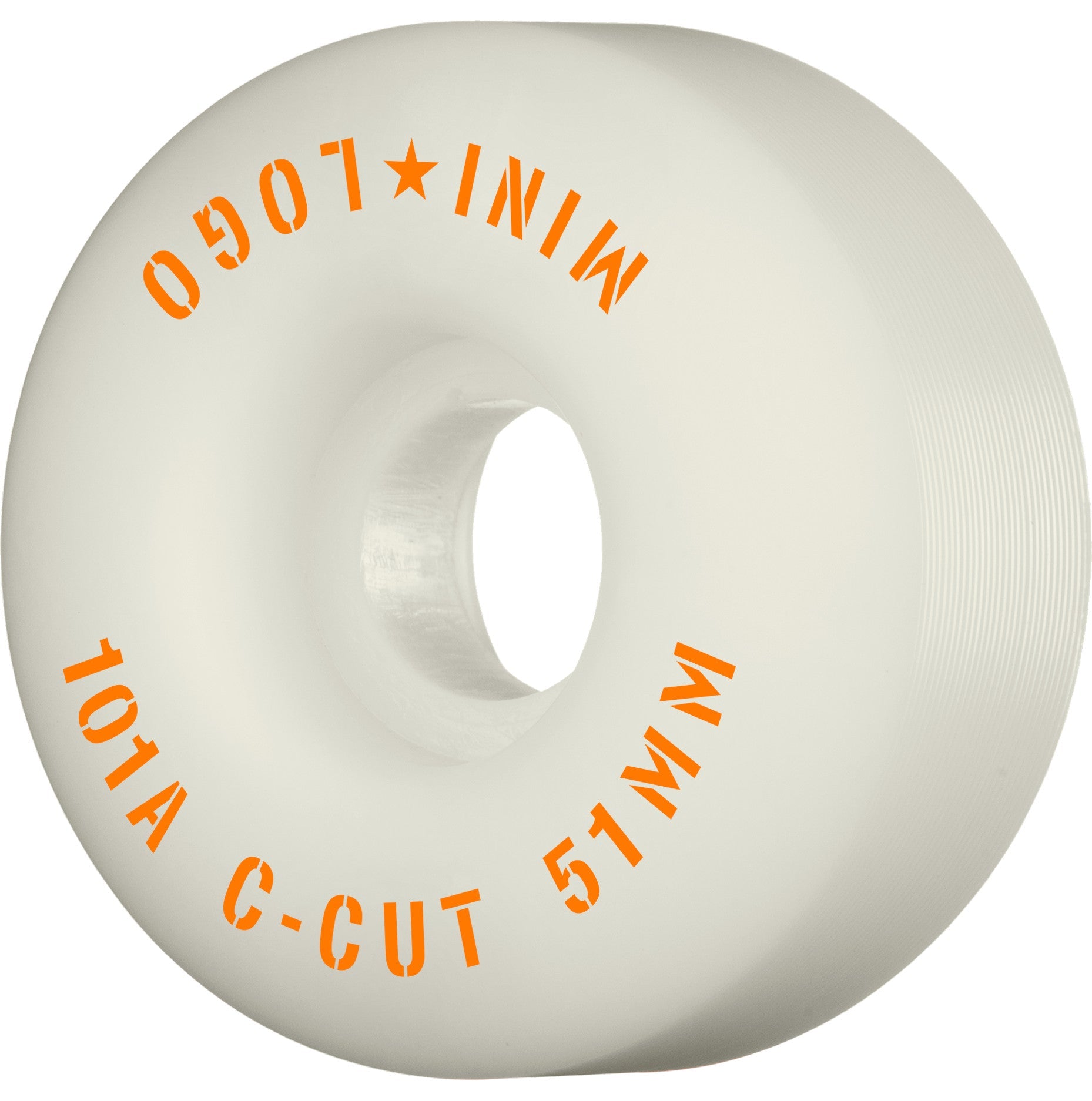 Mini Logo Wheels C-Cut ″2″ 51mm 101a - White (Set of 4)