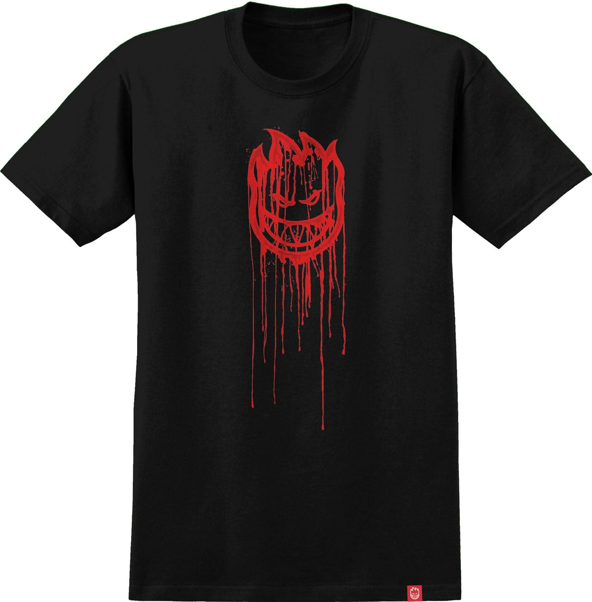 Spitfire Bighead Dripper Black Red S/s Shirt