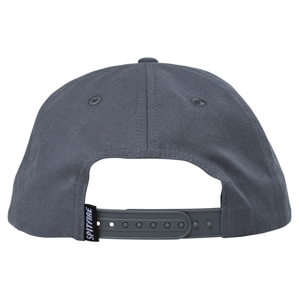 Spitfire Bighead Fill Charcoal Red Snapback Hat