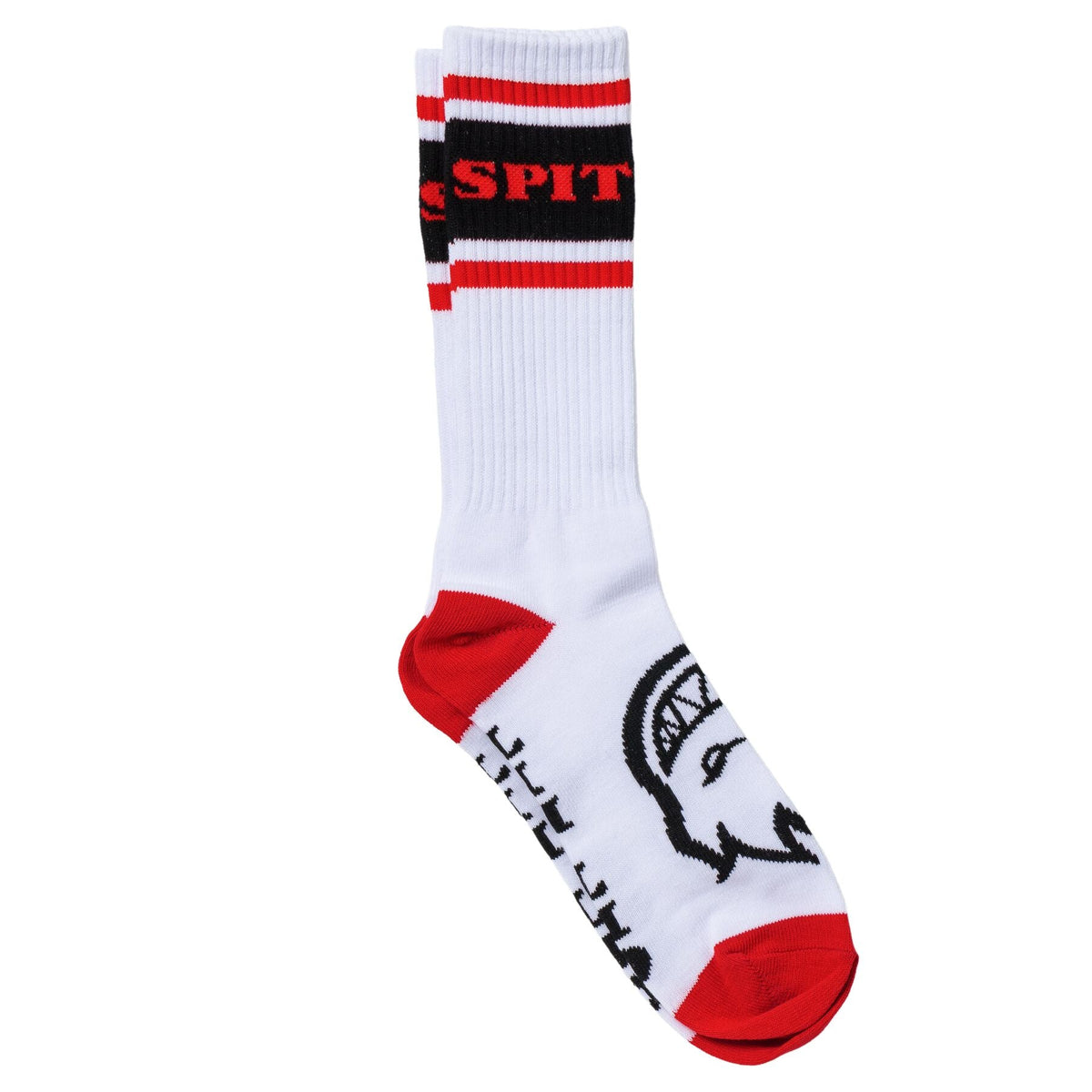 Spitfire Classic 87 Bighead White Red Black Socks