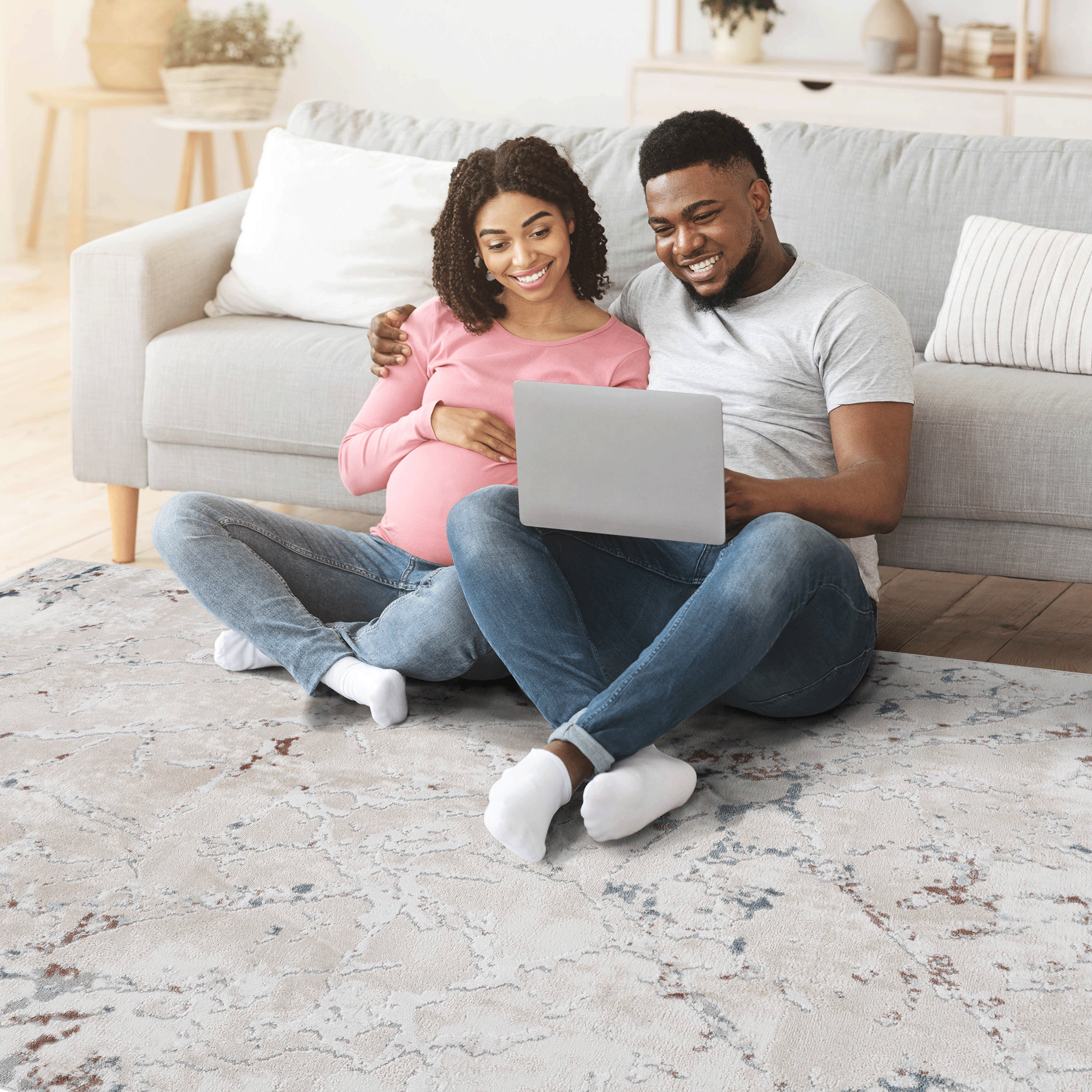 NAAR MARFI Collection 2X8 Multi / Contemporary Runner Rug