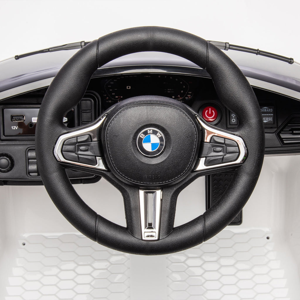 BMW M4 12v Kids ride on toy car 2.4G W/Parents Remote Control,Three speed adjustable,Power display, USB,MP3 ,Bluetooth,LED light,story,A handle with wheels and a pull, easy to carry