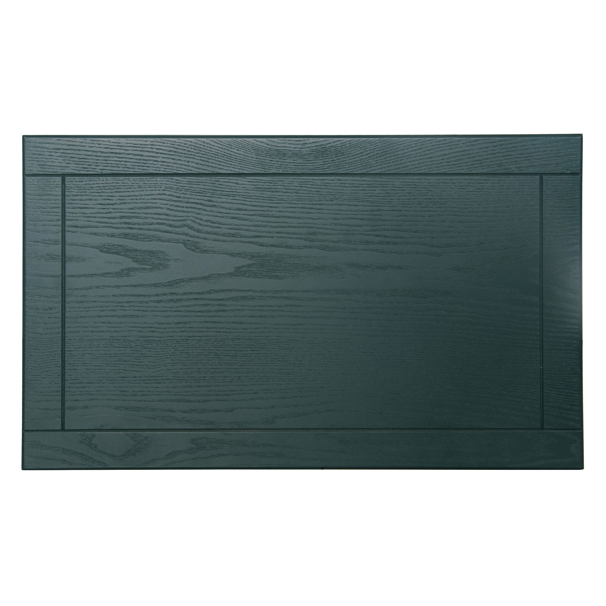 Blackish Green Hollow-Carved 3-Drawer Dresser with Metal Handles, MDF Storage Chest for Living Room or Bedroom