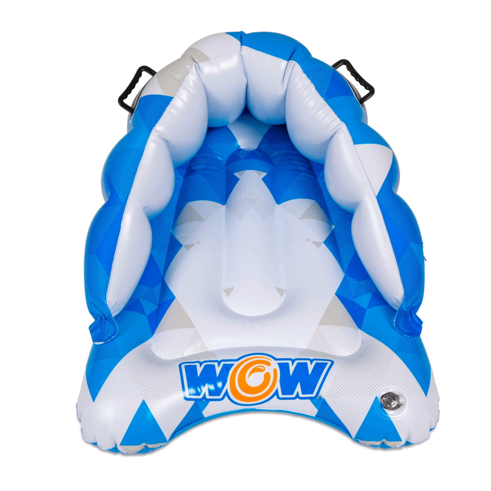 WOW Watersports Snow Tube Bobsled for Kids and Adults w Front Snow Shield