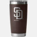 Yeti San Diego Padres MLB Brown Rambler 20oz Tumbler