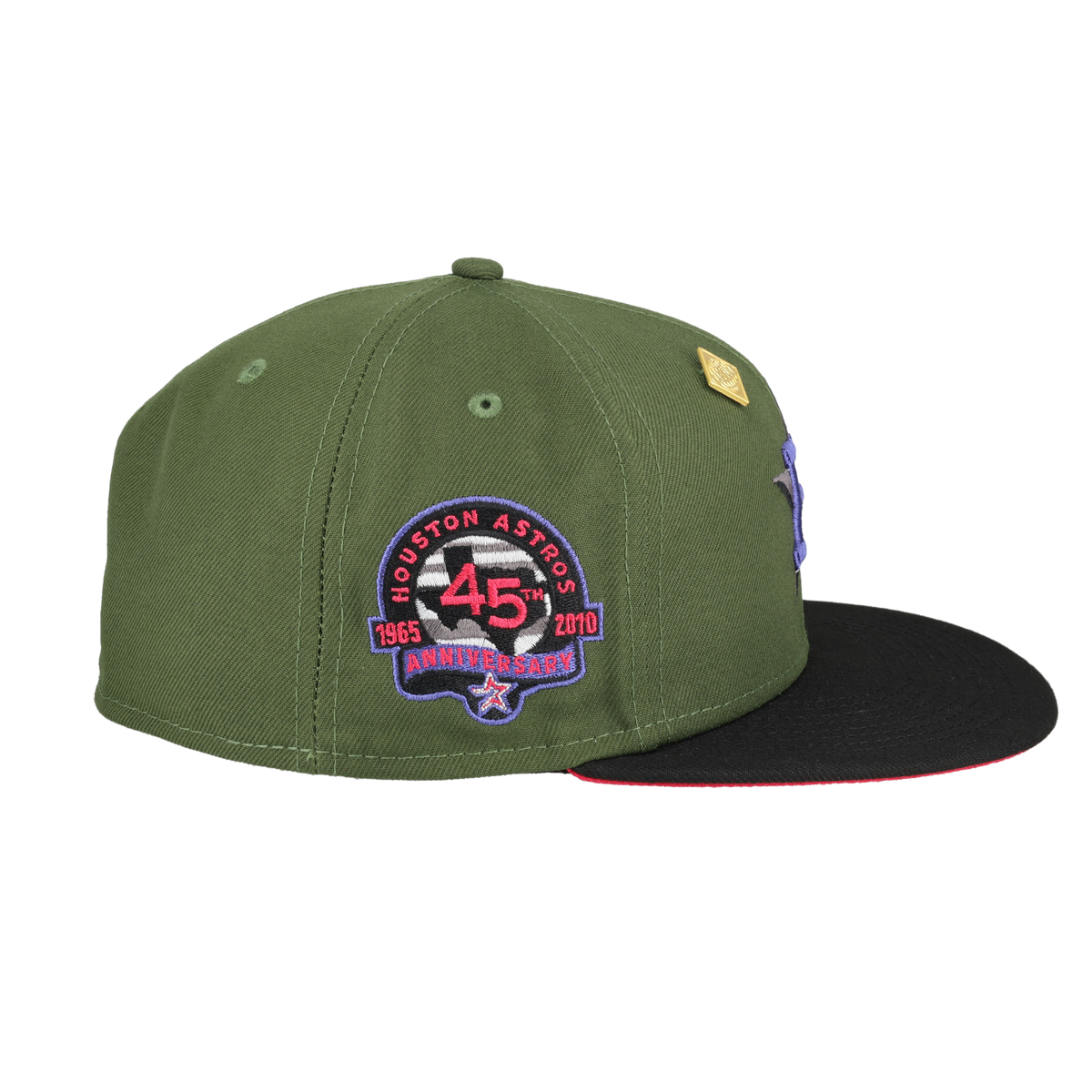 Houston Astros 45th Anniversary Patch Fitted Hat