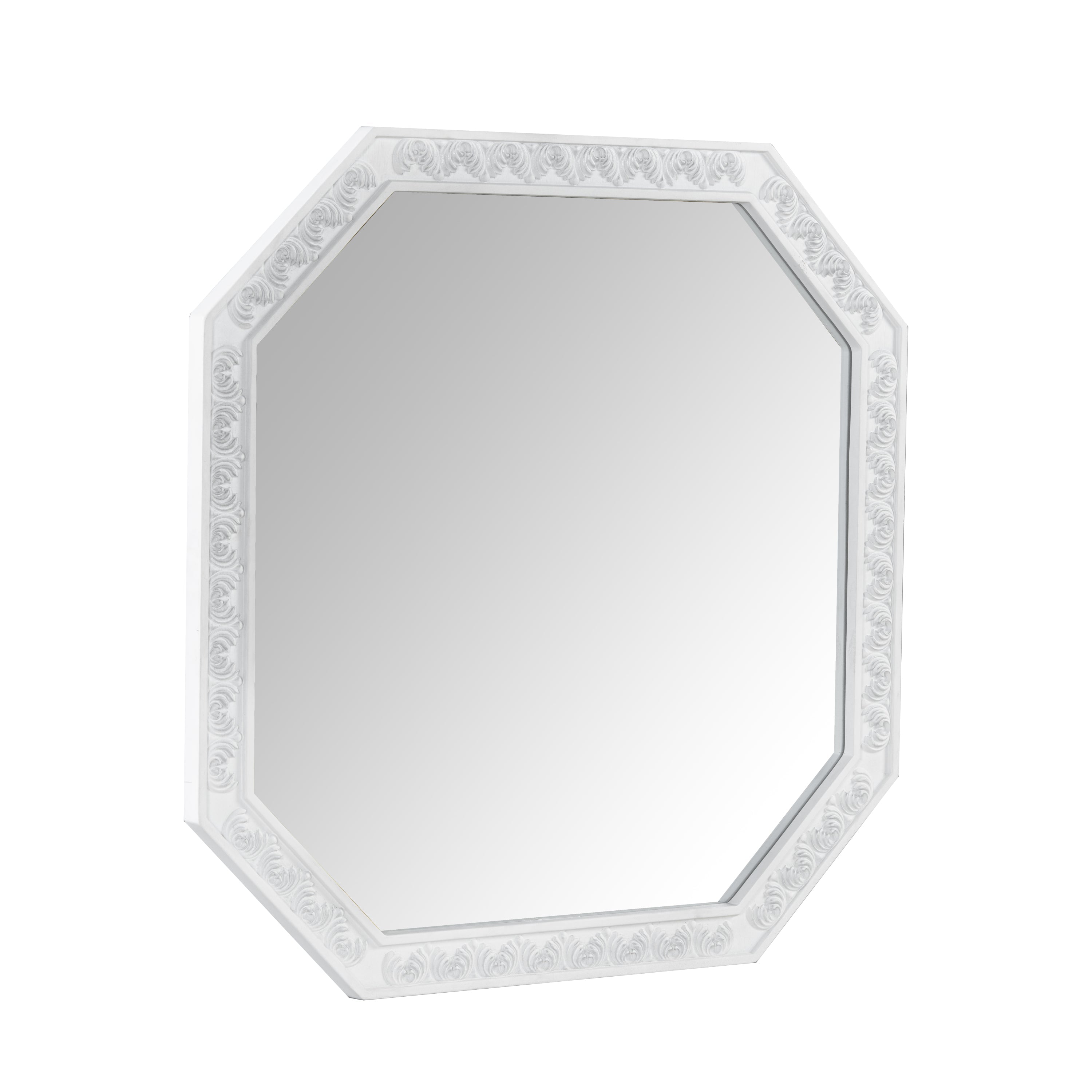 Retro Makeup Desk with Large Mirror, 3-Drawer Dressing Table for Jewelry Storage, Elegant Console Table for Bedroom, Living Room, Hallway & Foyer,White