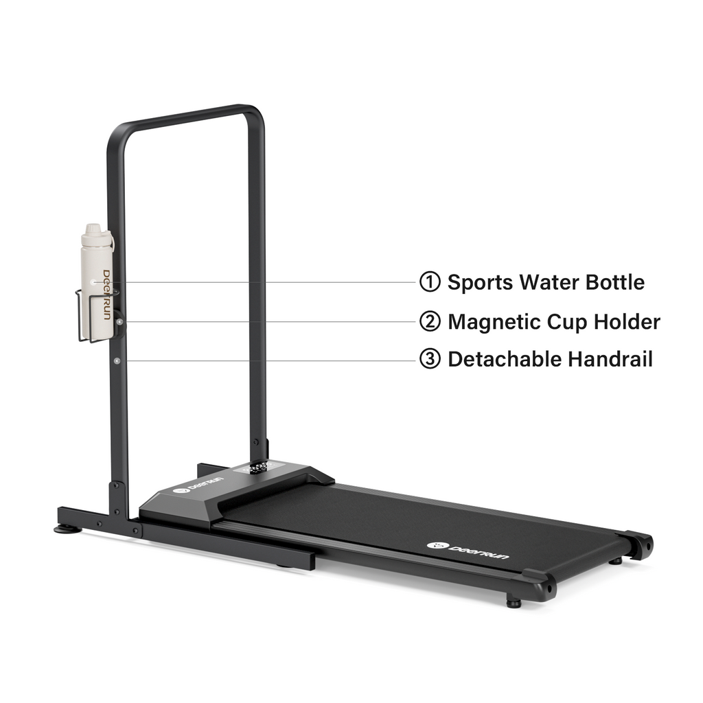 DeerRun Q1 Urban Mini Under-Desk Treadmill with Remote Control