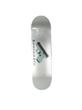 DOG Glock White Black Teal Size 8.6 Vintage NOS Deck