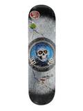 Powell Peralta Pool Light Ripper Grey Blue Size 8.38" Vintage NOS Deck