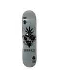 Shortys Chad Muska LA Graphic White Black Size 7.75" Vintage NOS Deck