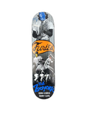 Zoo York Danny Supa Furies Black White Orange Autographed Size 7.75 Skateboard Deck
